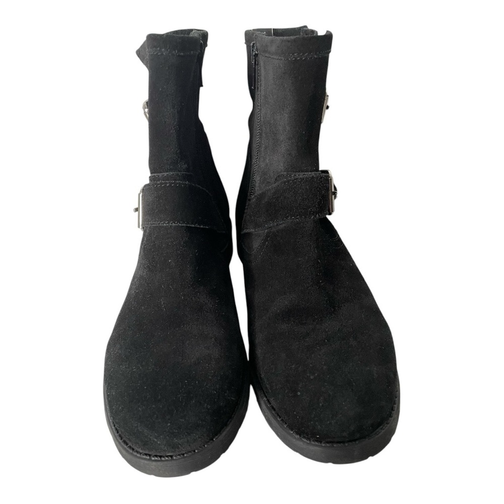 Steve Madden Women's Black Suede Ankle Boots Sz 9 - Picture 6 of 10